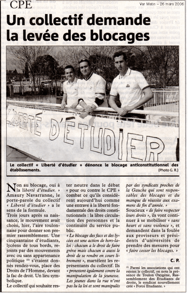 Var Matin - 26 mars 2006